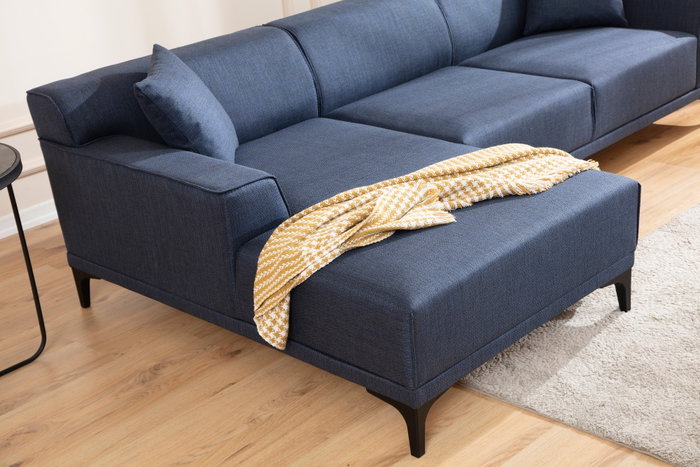 Atelier Del Sofa Petra L Corner - Azul Atelier Del Sofa Petra L Corner - Azul
